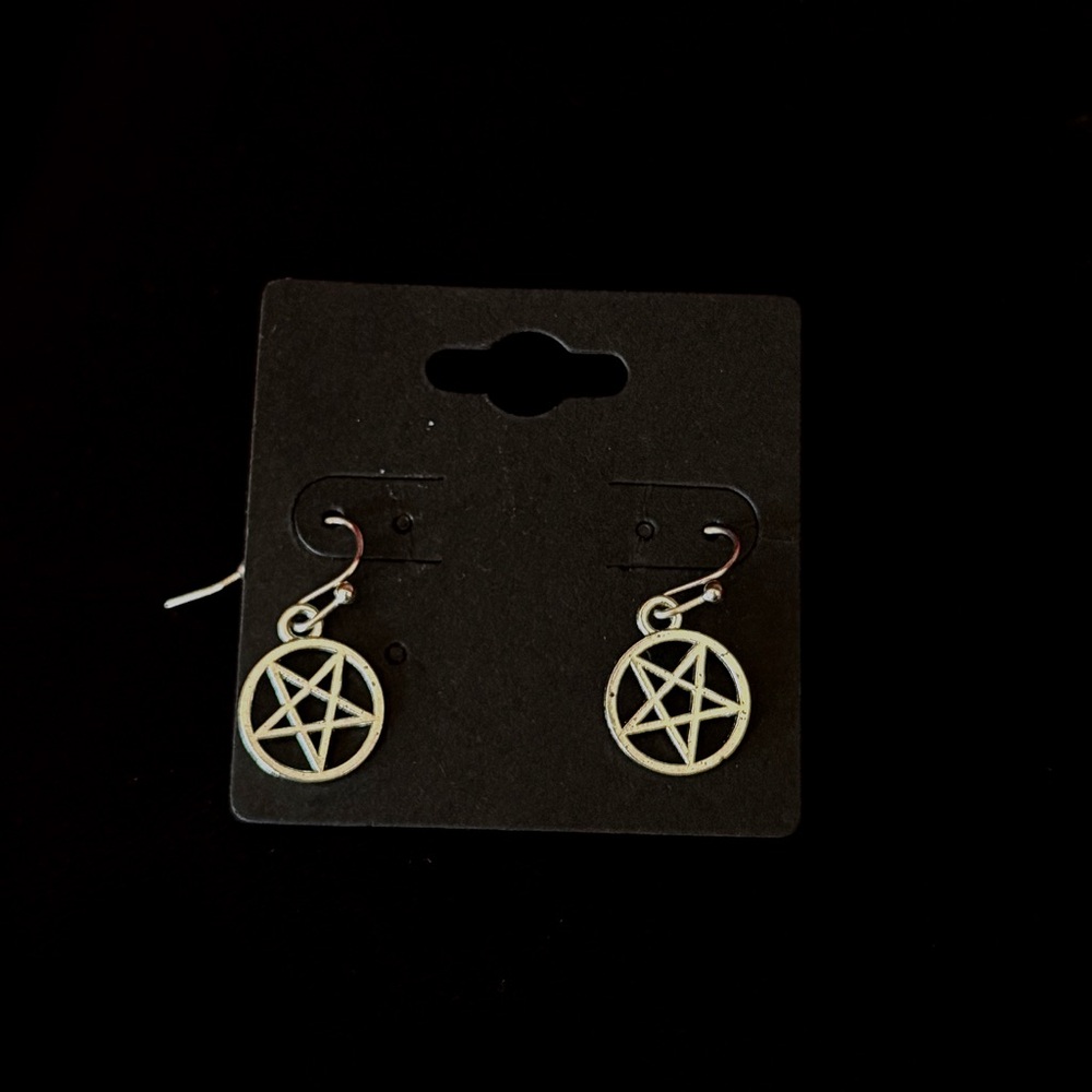 Handmade Pentagram Earrings